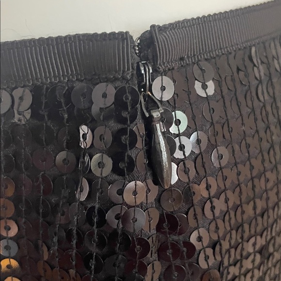 Ann Taylor Elegant Black Sequence Skirt - Picture 3 of 7